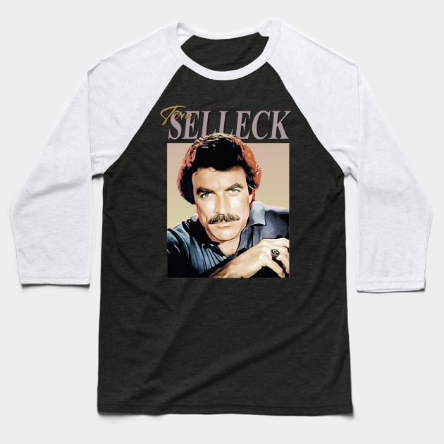 Tom Selleck | Tom Selleck is the Daddy Baseball T-Shirt by Alaknanda prettywoman